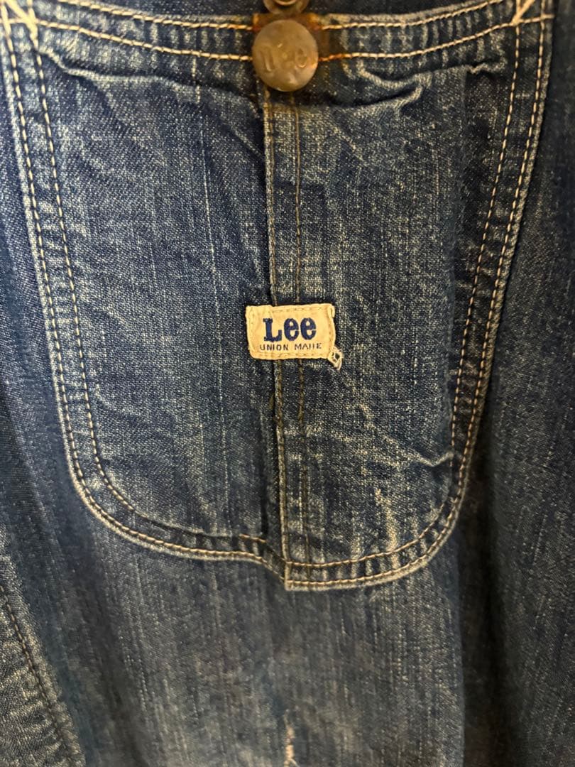 50s〜60s Lee カバーオール UNION MADE ダメージ フェード