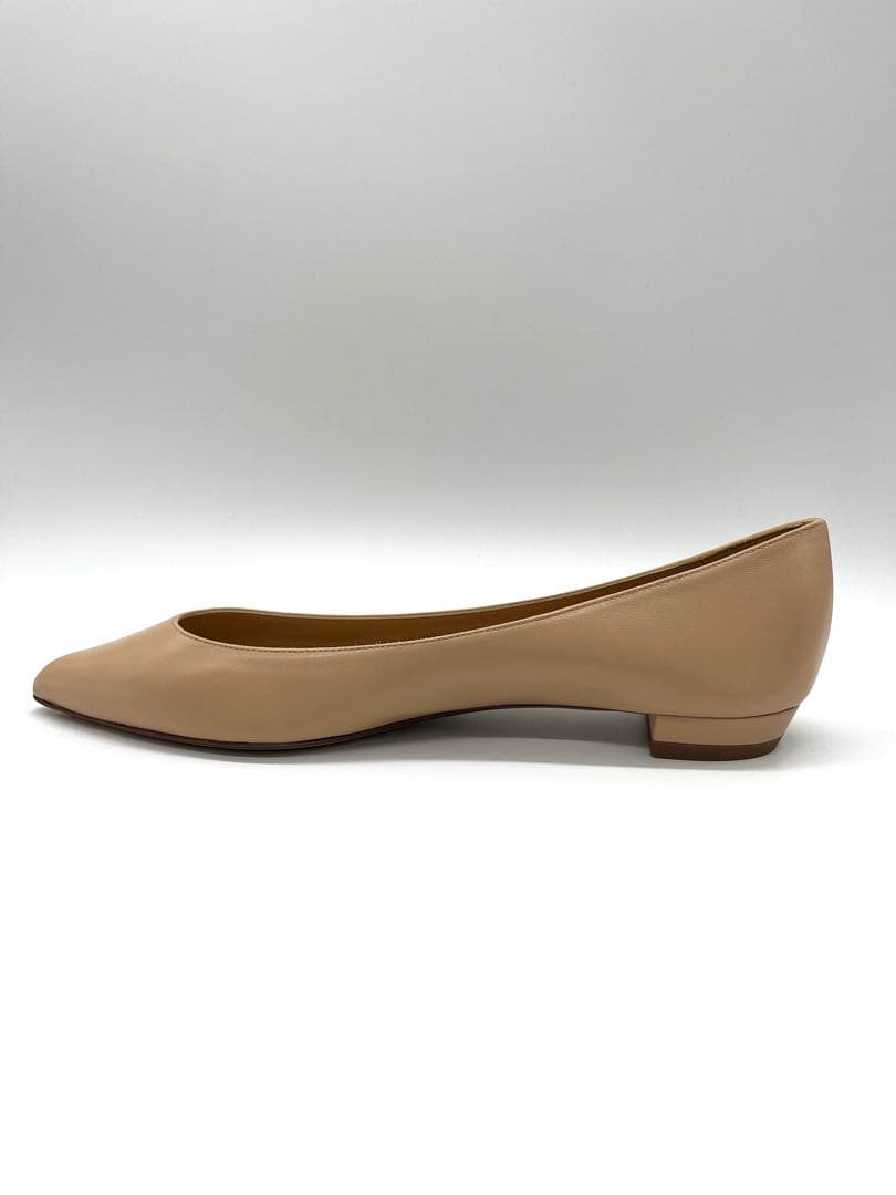 【新品未使用】Francesco Russo フラット ベージュ 36 1/2