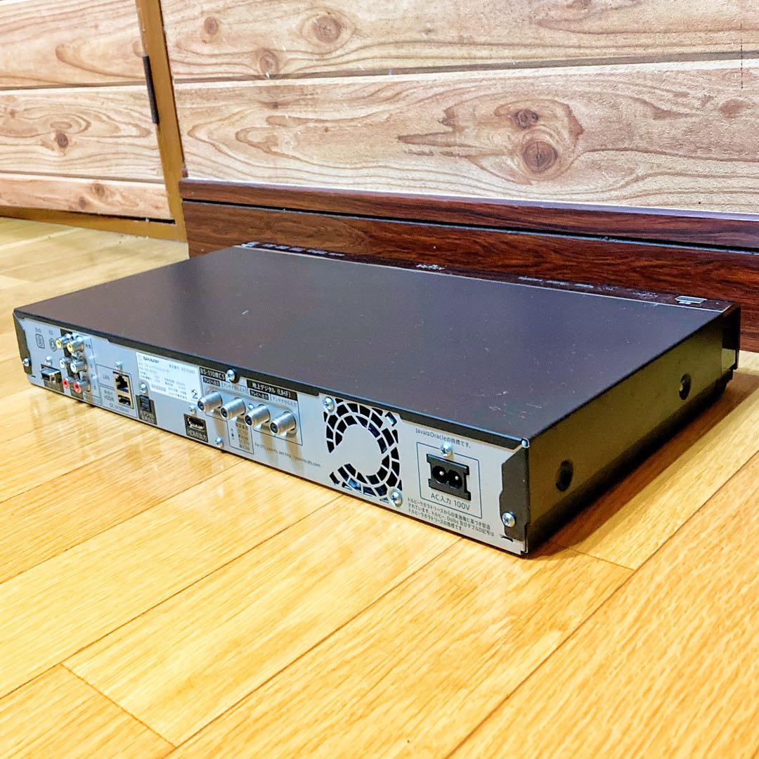 SHARP シャープ　ブルーレイ レコーダー HDD 500GB 2チューナー