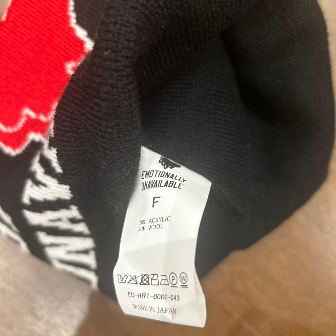 新品未使用　新作EMOTIONALLY UNAVAILABLE ニット帽