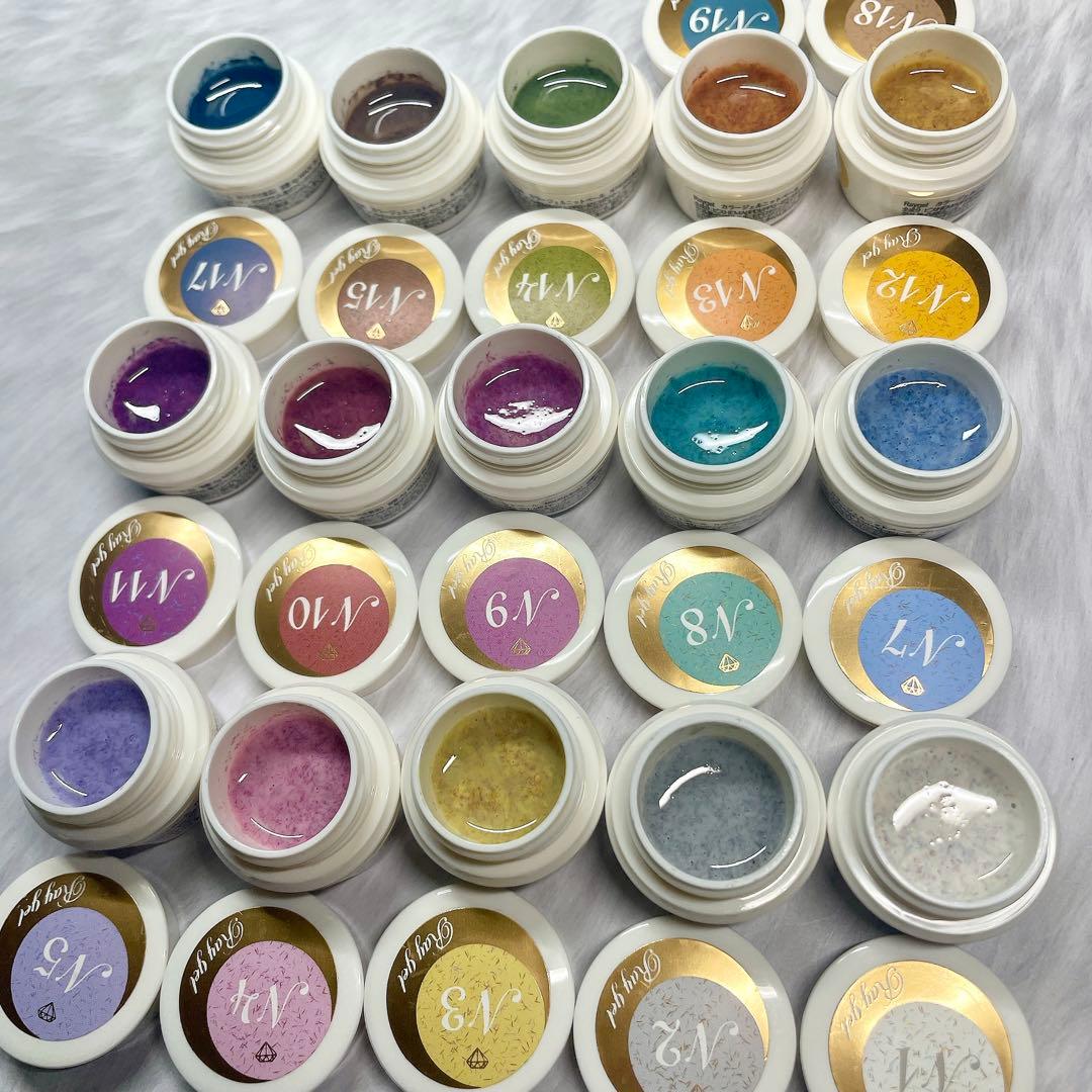Raygel ニットベール　ニットジェル17色セット　カラージェル　　46