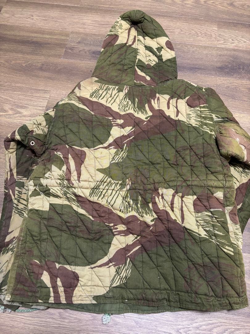 60s パキスタン軍　ブラッシュストロークカモ パーカー　キルティング　軍パン