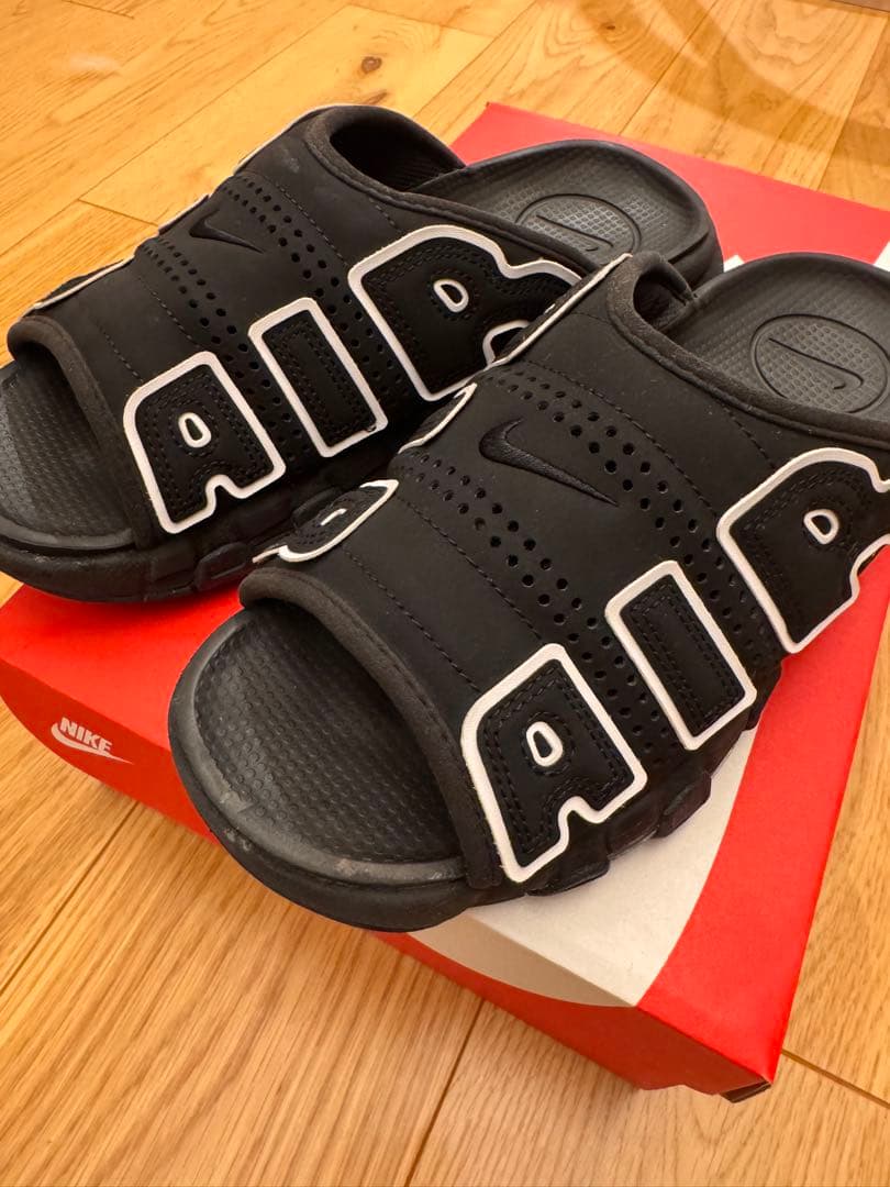 エア モア アップテンポ スライド ブラック26cm モアテン