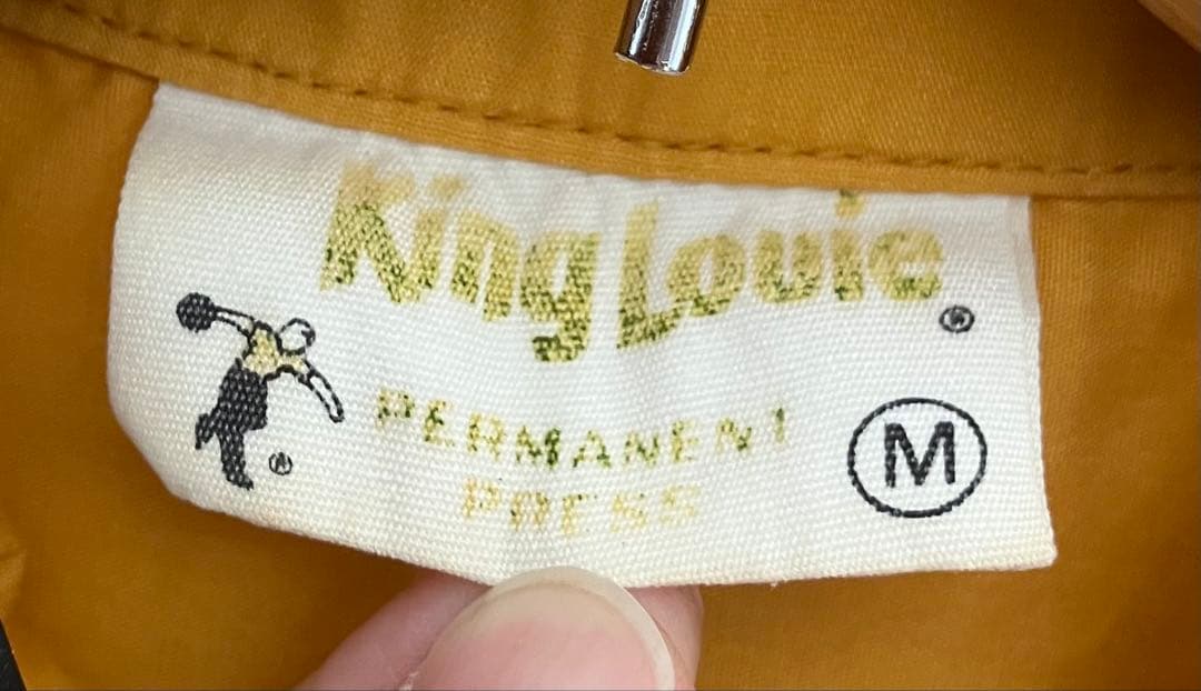 ヴィンテージ70s King Louie ボーリングシャツ Mサイズ　キングルイ
