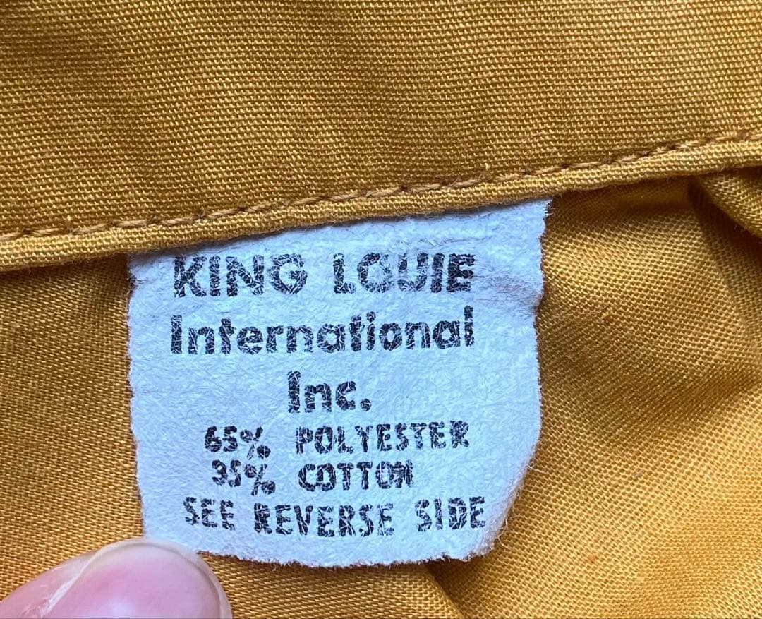 ヴィンテージ70s King Louie ボーリングシャツ Mサイズ　キングルイ