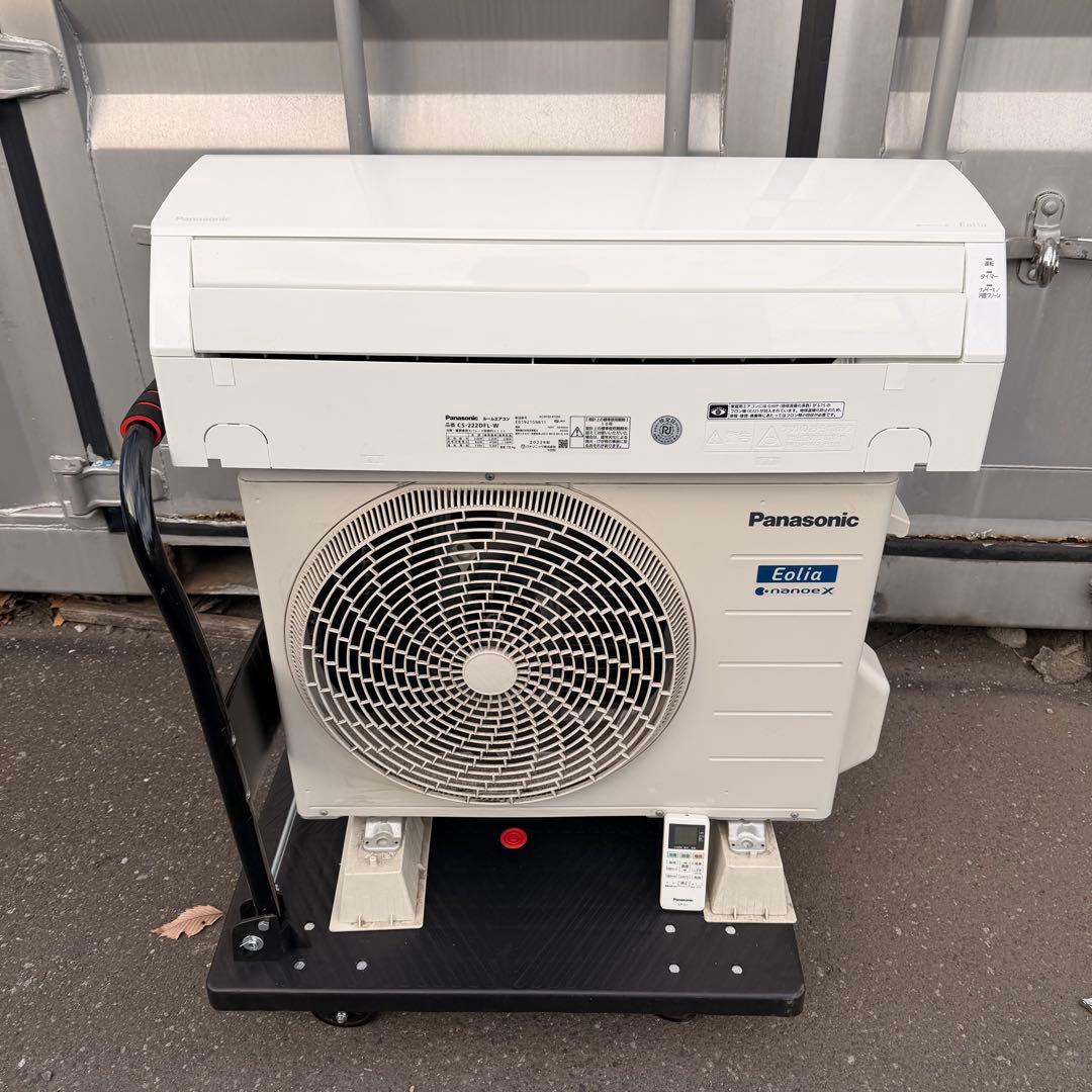 Panasonic CS-222DFL-W エアコン本体　動作確認済み