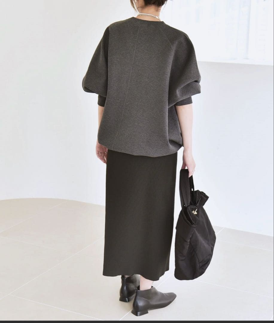 タイムセール♡新品✨quarancielポンチドロストルーズプルオーバー