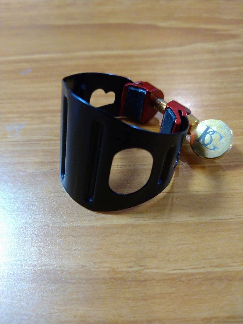 BG テナーサックス用リガチャー DUO ブラックラッカー