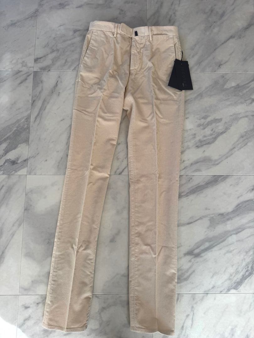 【新品未使用】INCOTEX コーデュロイテーパードパンツ 44