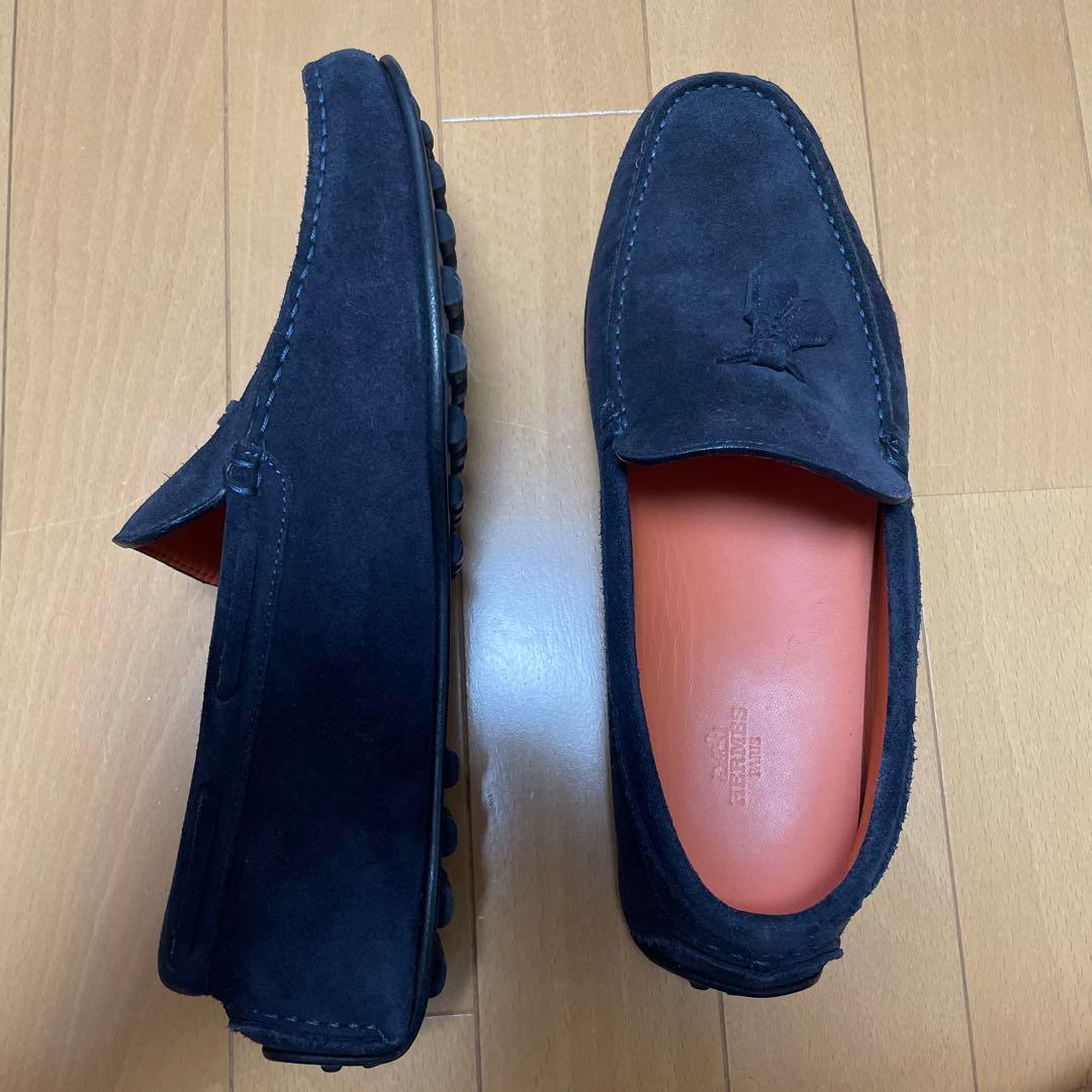 HERMES エルメス　タッセル ローファー　サイズ40 約26cm ブラック