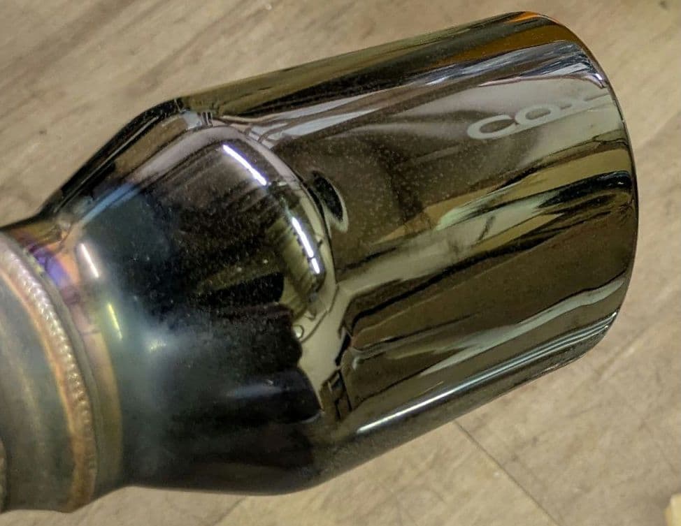 よしゴルフ6 GTI COX ステンレスマフラー ブラックテール