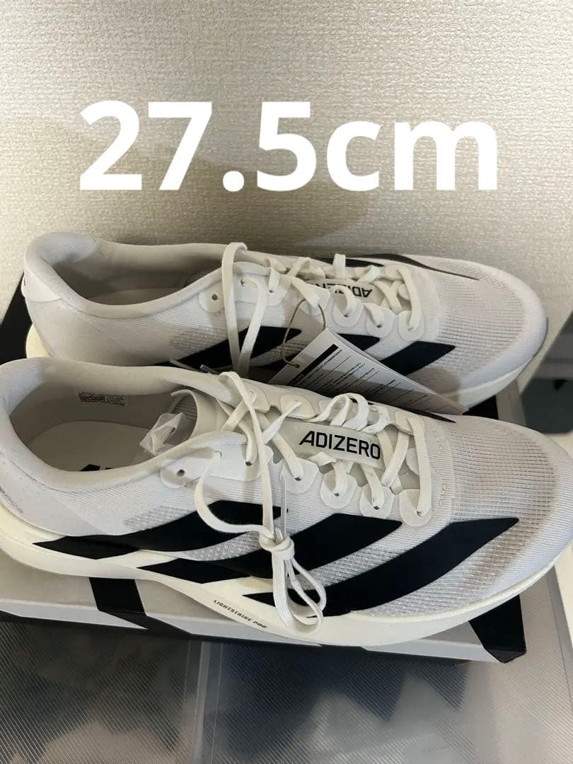 ADIZERO EVOSL ランニングシューズ ホワイト/ブラック