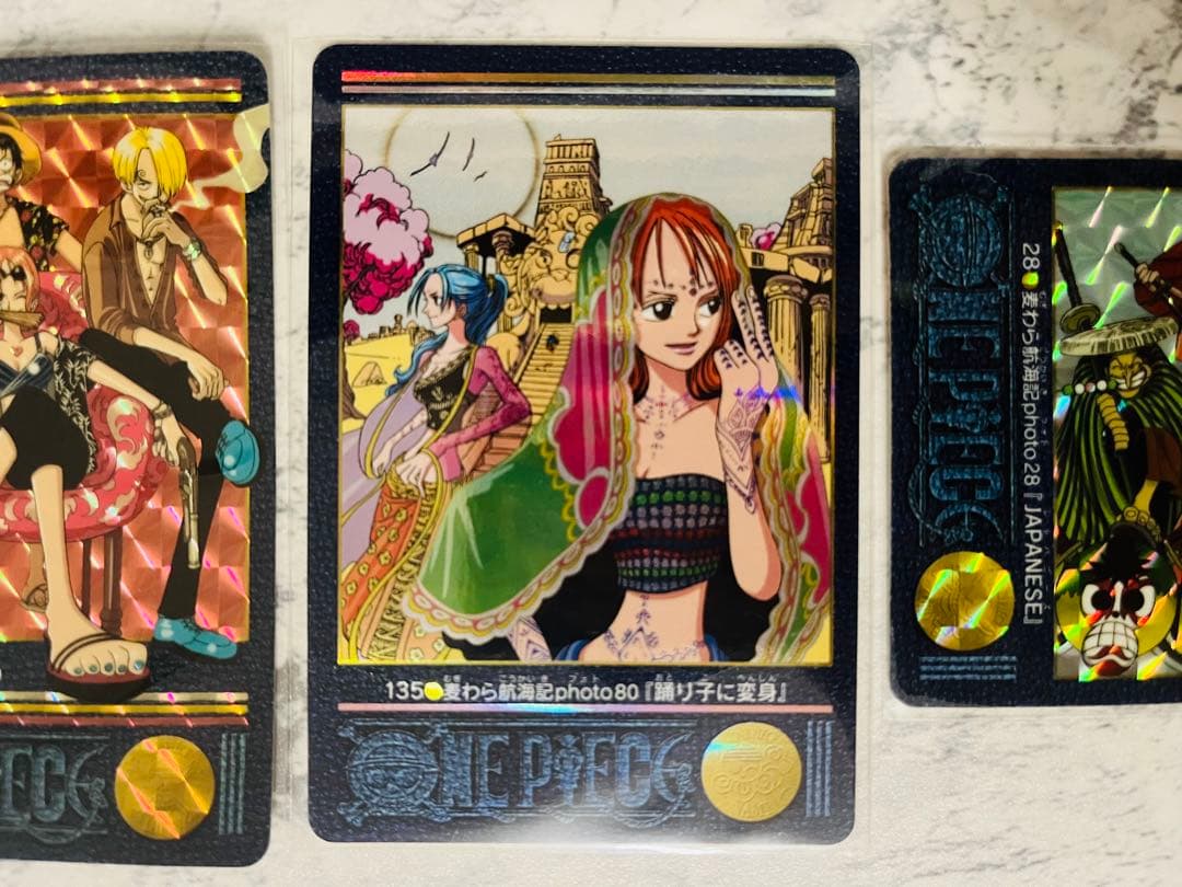 美品 ワンピースカードダス ビジュアルアドベンチャー 3枚 ONE PIECE