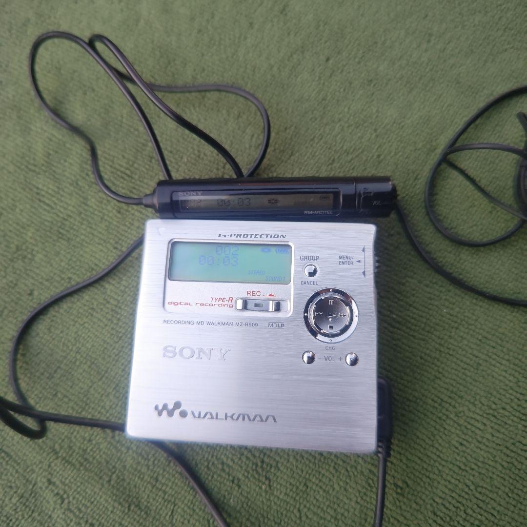 SONY MZ-R909 MDプレイヤー・レコーダー 乾電池用充電器セット