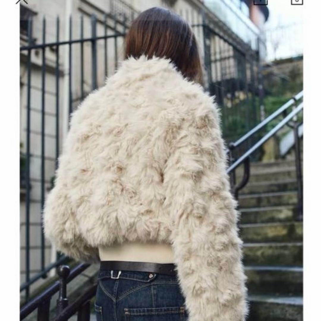 【新品未使用】♡ZARA♡ フェイクファーボンバージャケット Sサイズ
