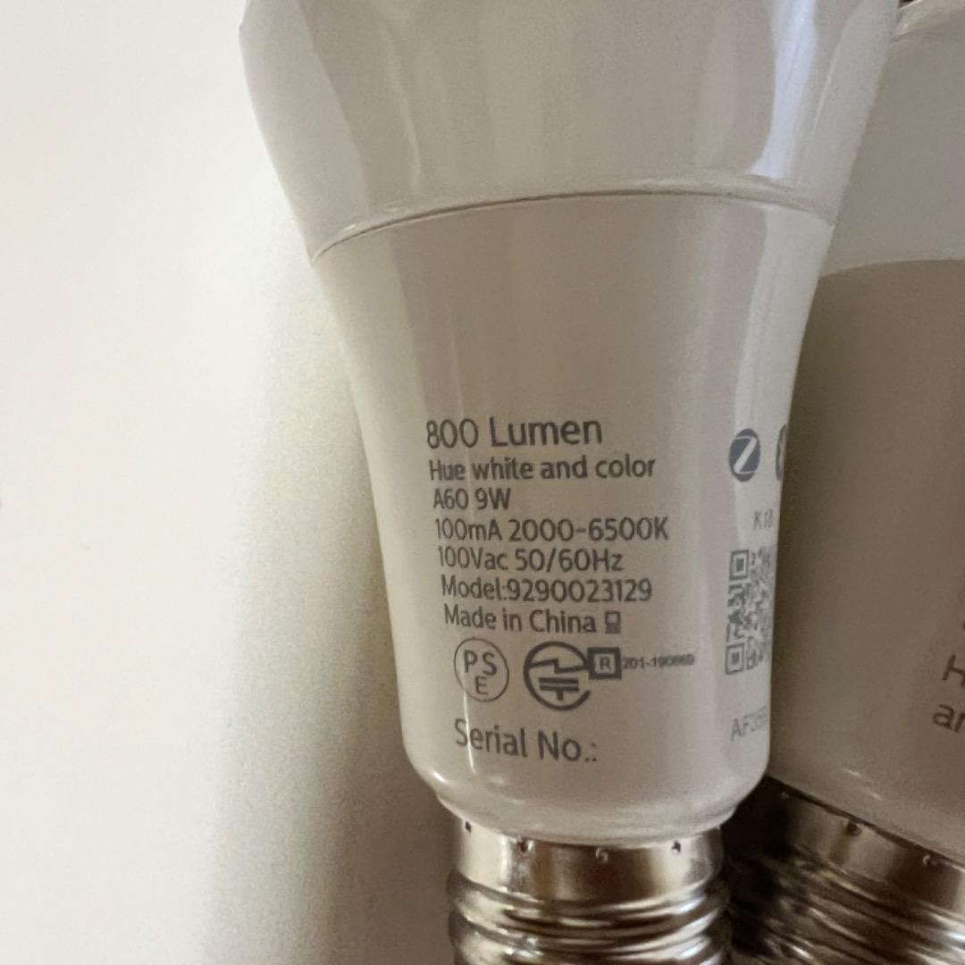 蛍光灯・電球 PHILIPS Hue White and Color / 800lm