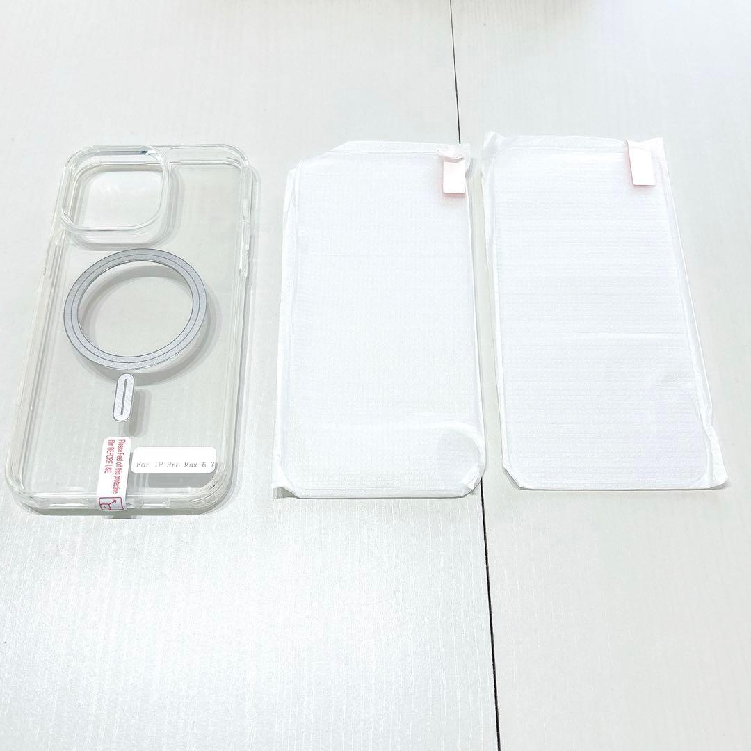 iPhone14Pro Max MagSafe対応 ケース ＋ ガラスフィルム
