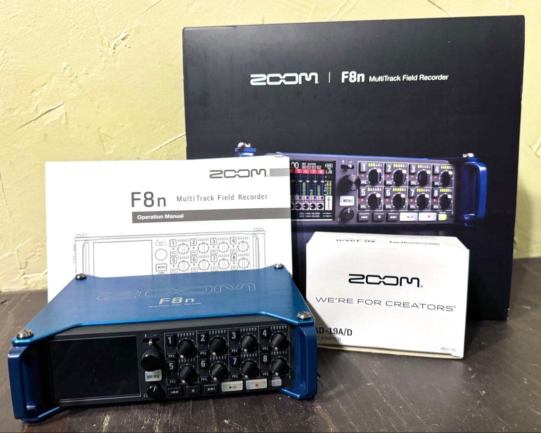 ZOOM F8n マルチトラックフィールドレコーダー