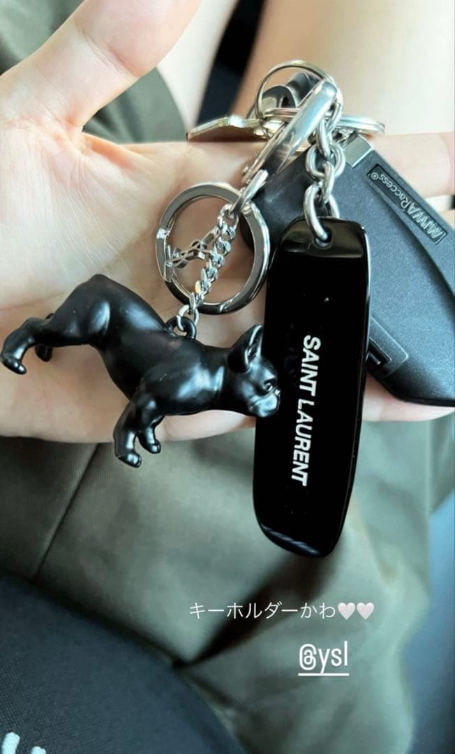 SAINT LAURENT ドッグキーリング
