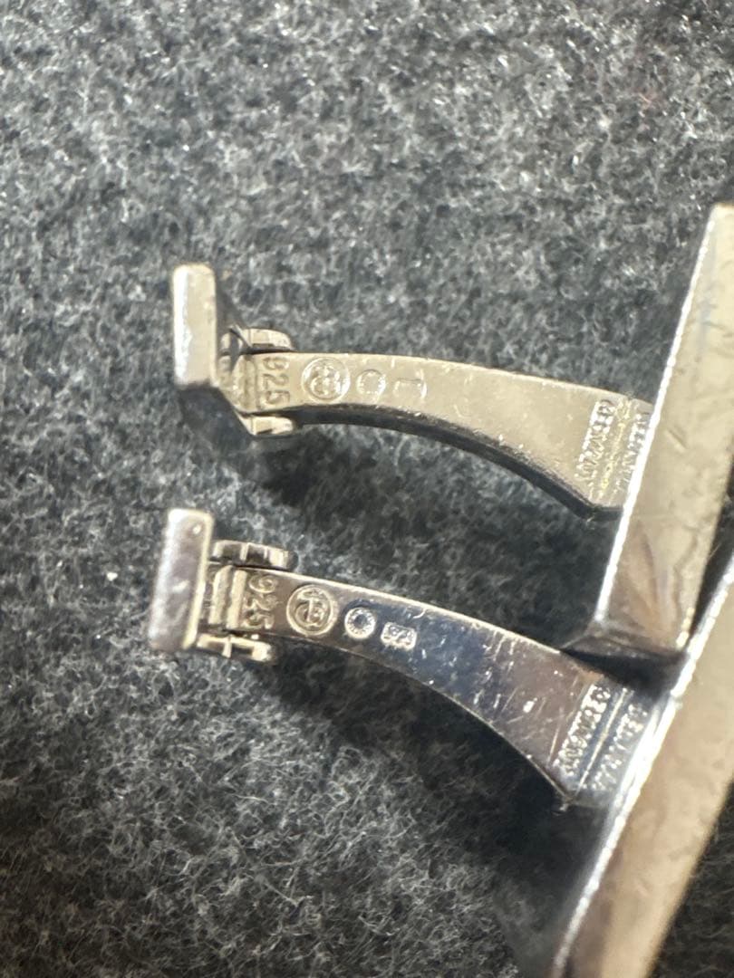 CARTIER カルティエ カフス ロゴ SV925 シルバー