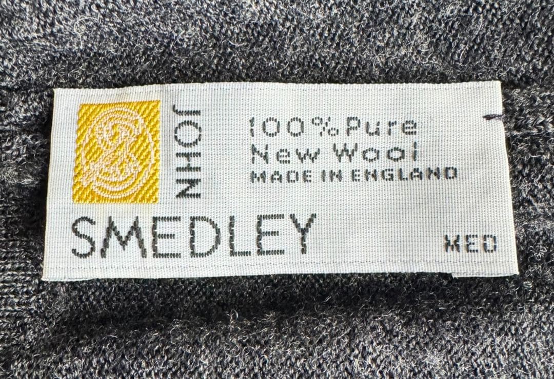 JOHN SMEDLEY Y2K アーガイル タートルネックニット 旧タグ M