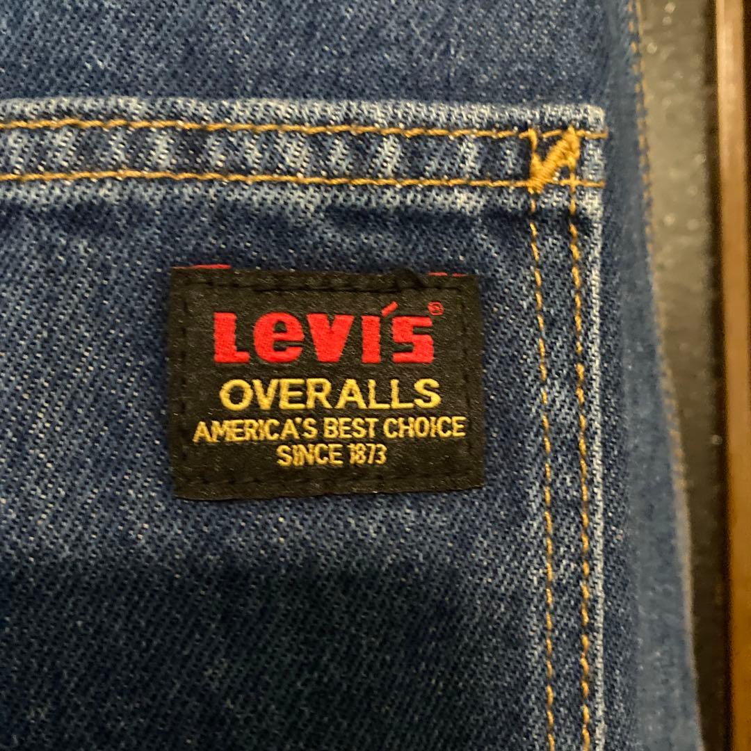 【新品】Levi's OVERALLS Mサイズ デニムブルー