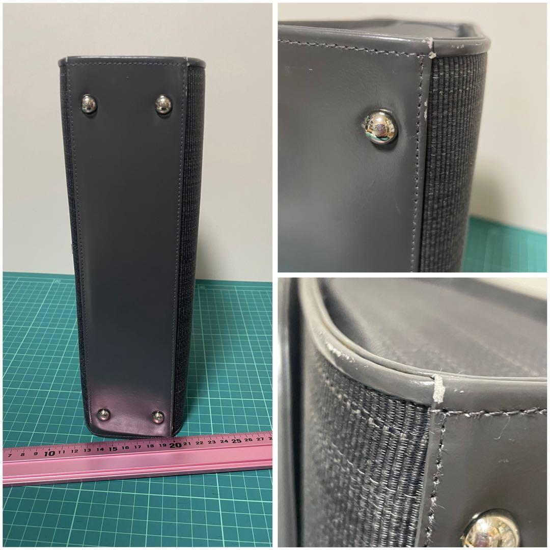 COMTESSE ホースヘア シルバーハンドバッグ