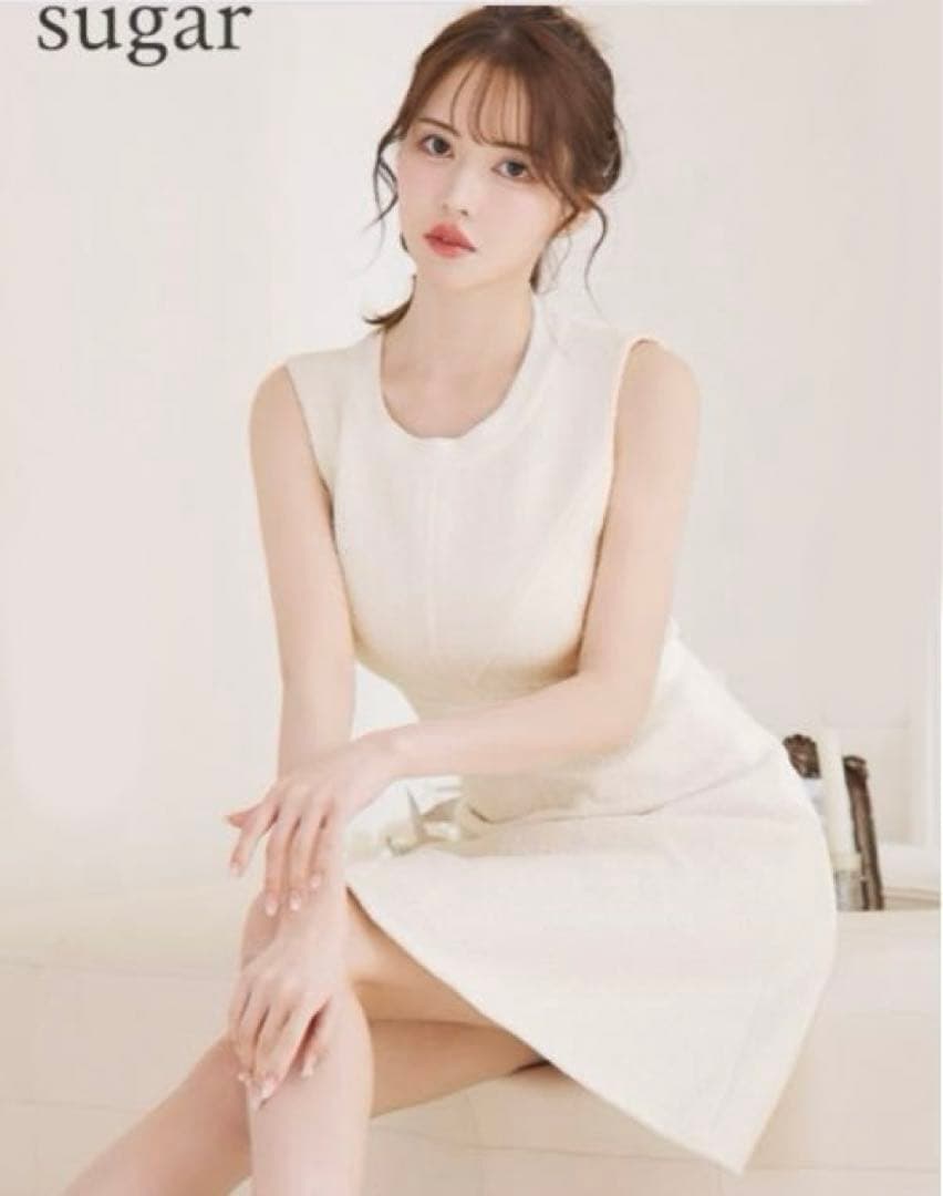 美品　erukei エルケイ　ツイードワンピース　白　銀座クチュール　ホワイト