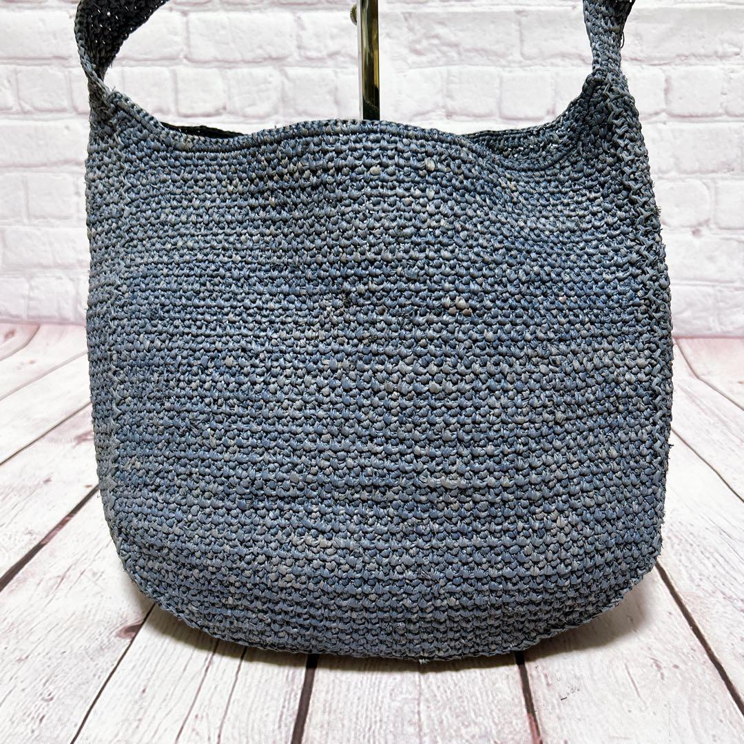 ✨極美品✨ 【ヘレンカミンスキー】ラフィアバッグ カゴバッグ ショルダーバッグ