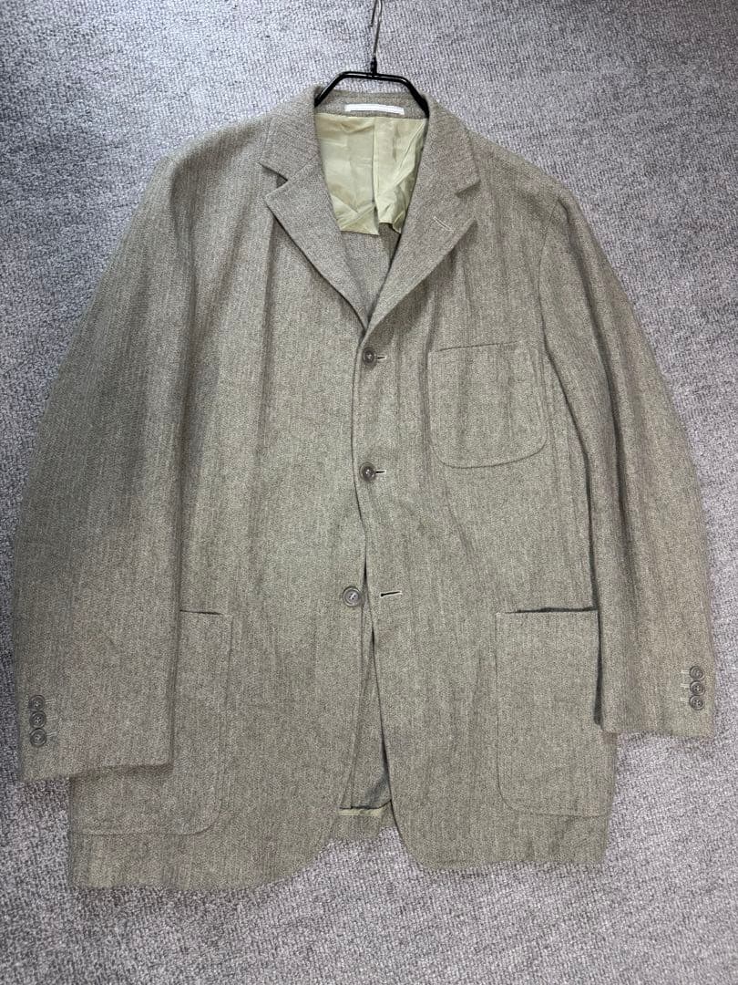 エルメネジルド ゼニア ソフト　アンコンジャケット　カシミア100%