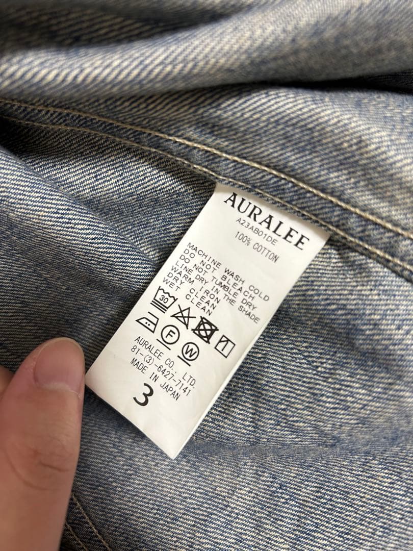 ジャケット・アウター 23AW SELVEDGE FADED LIGHT DENIM BLOUSON