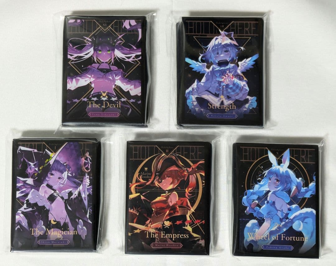 ホロライブ　hololive　タロット　スリーブ　5種セット　新品未開封