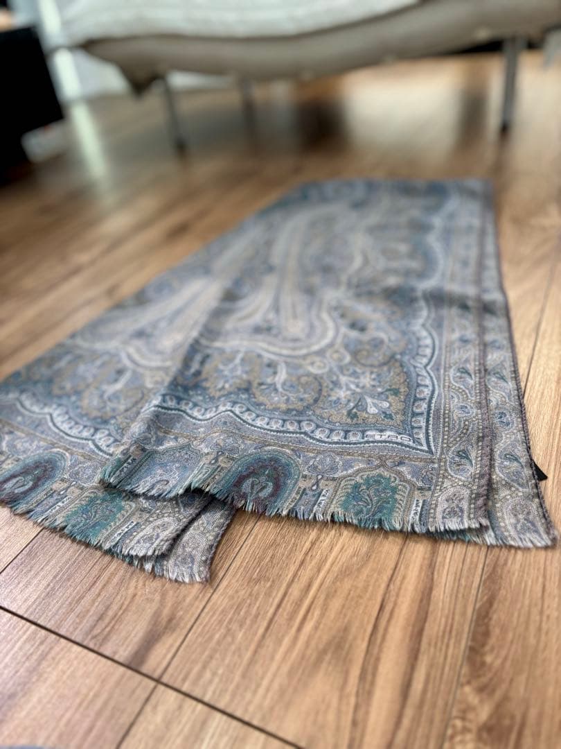 【美品】 Etro エトロ　ウールシルク ストール