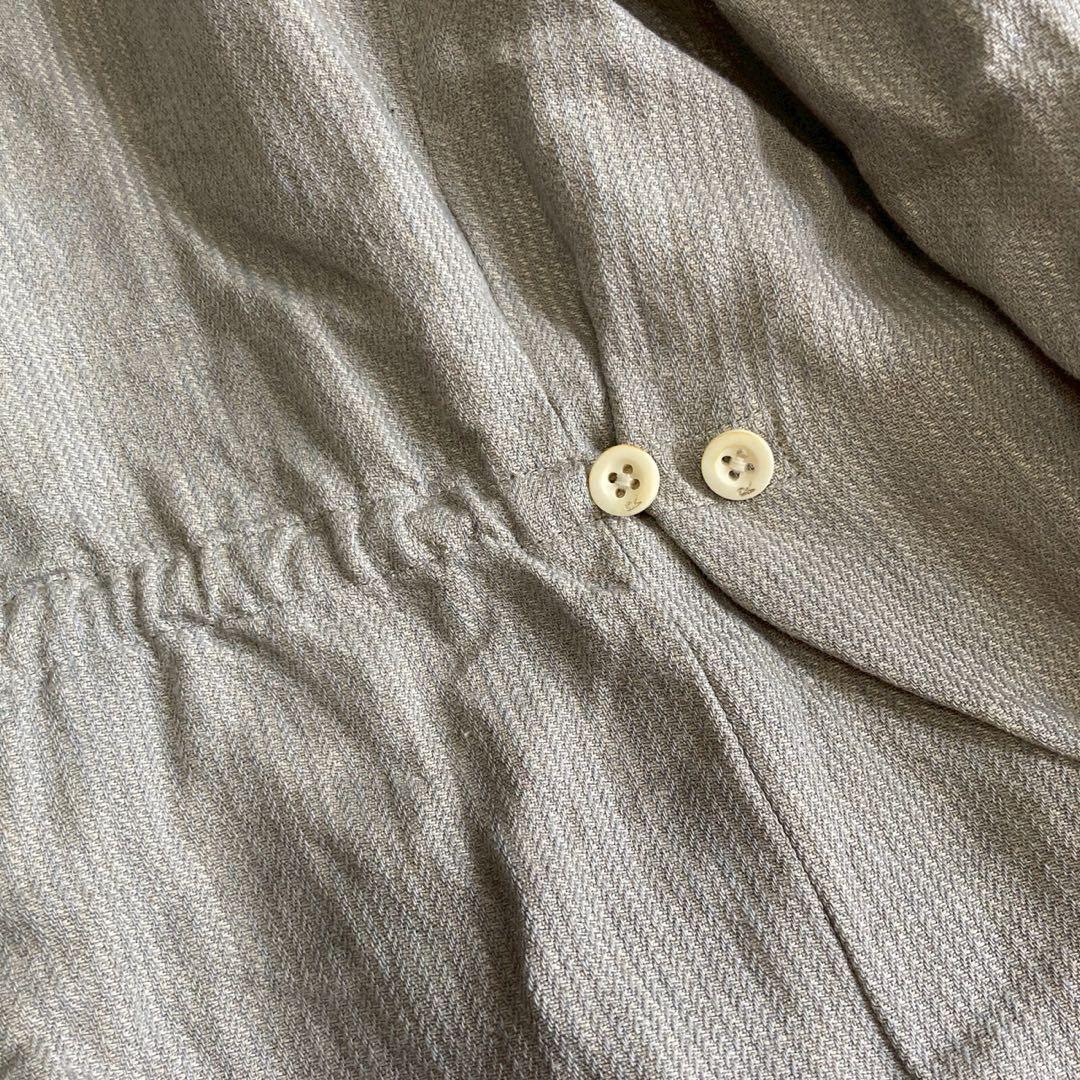 45rpm リネンジャケット グレー 3 ナチュラル カジュアル オフィス