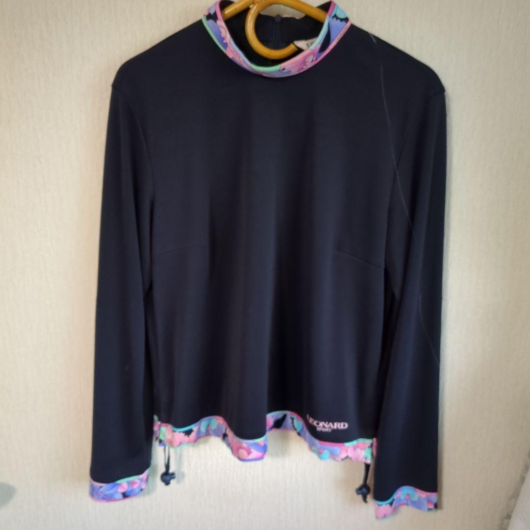 LEONARD 長袖 Tシャツ ネイビー