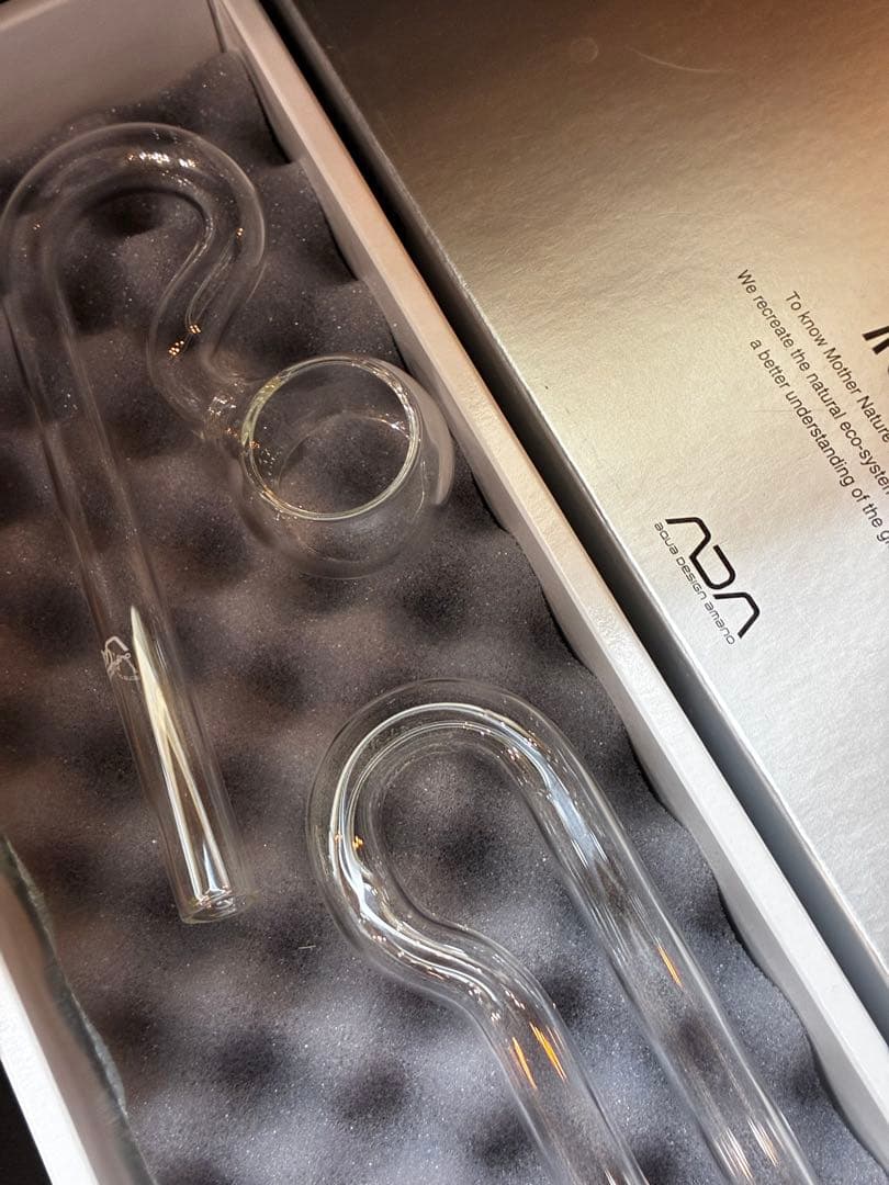 ADA LILY PIPEミニ 外部フィルター用ガラスパイプ　中古美品