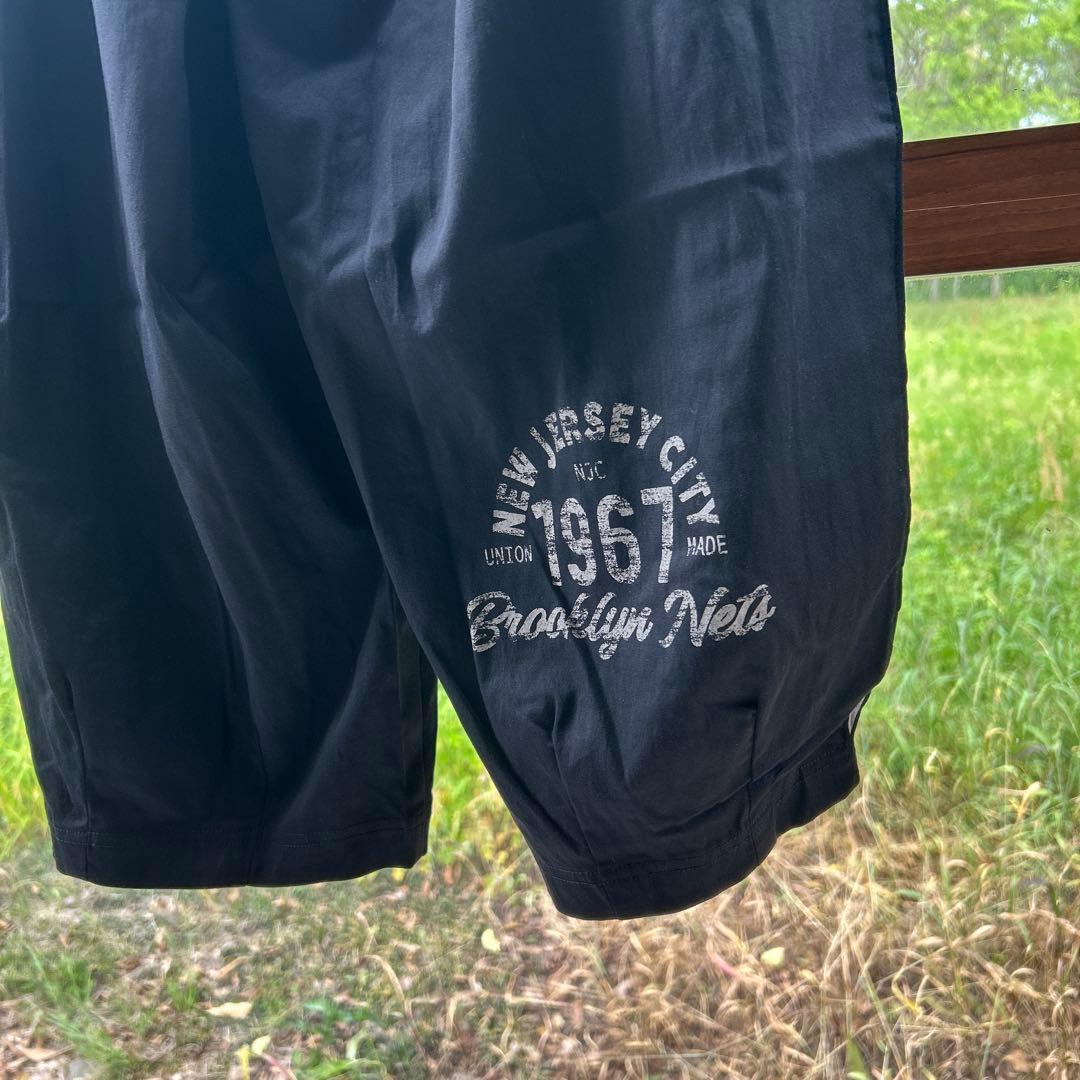 いろはサン IRIEY ツイル脇タックマルチロゴパンツ クロ ベージュ