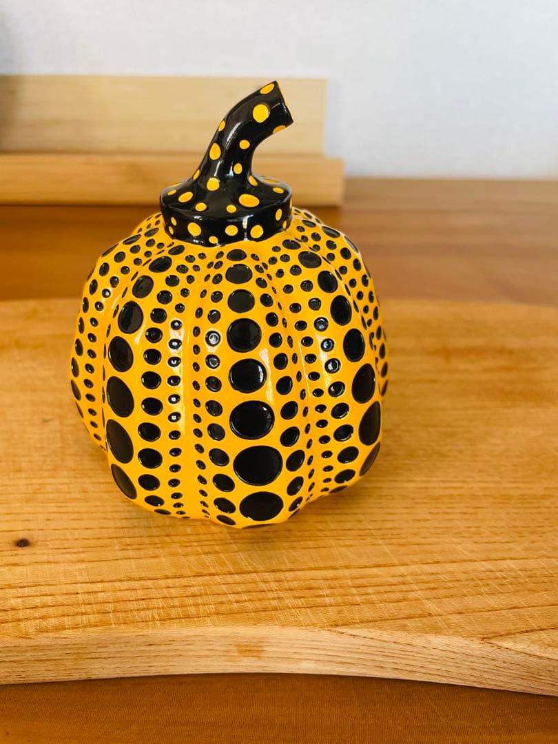草間彌生 黄色パンプキン オブジェ