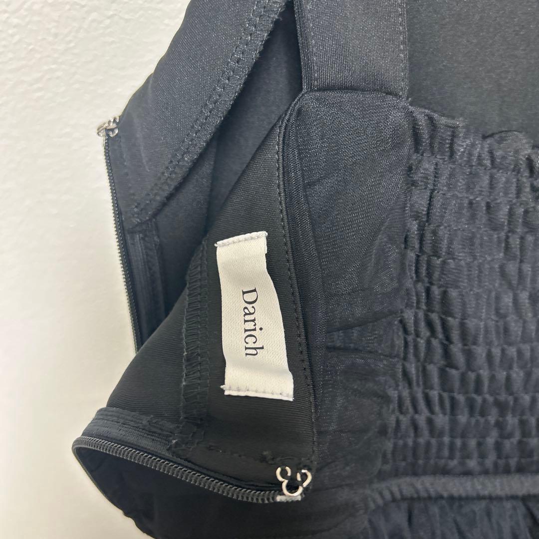 Darich ダーリッチ ベロアリボンチュールワンピース