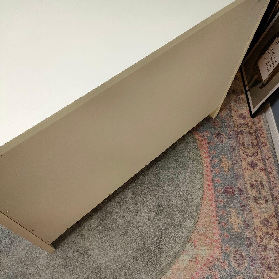 ニトリ 廃盤モデル ローチェスト カーシー 収納タンス 引き出し5杯 ホワイト