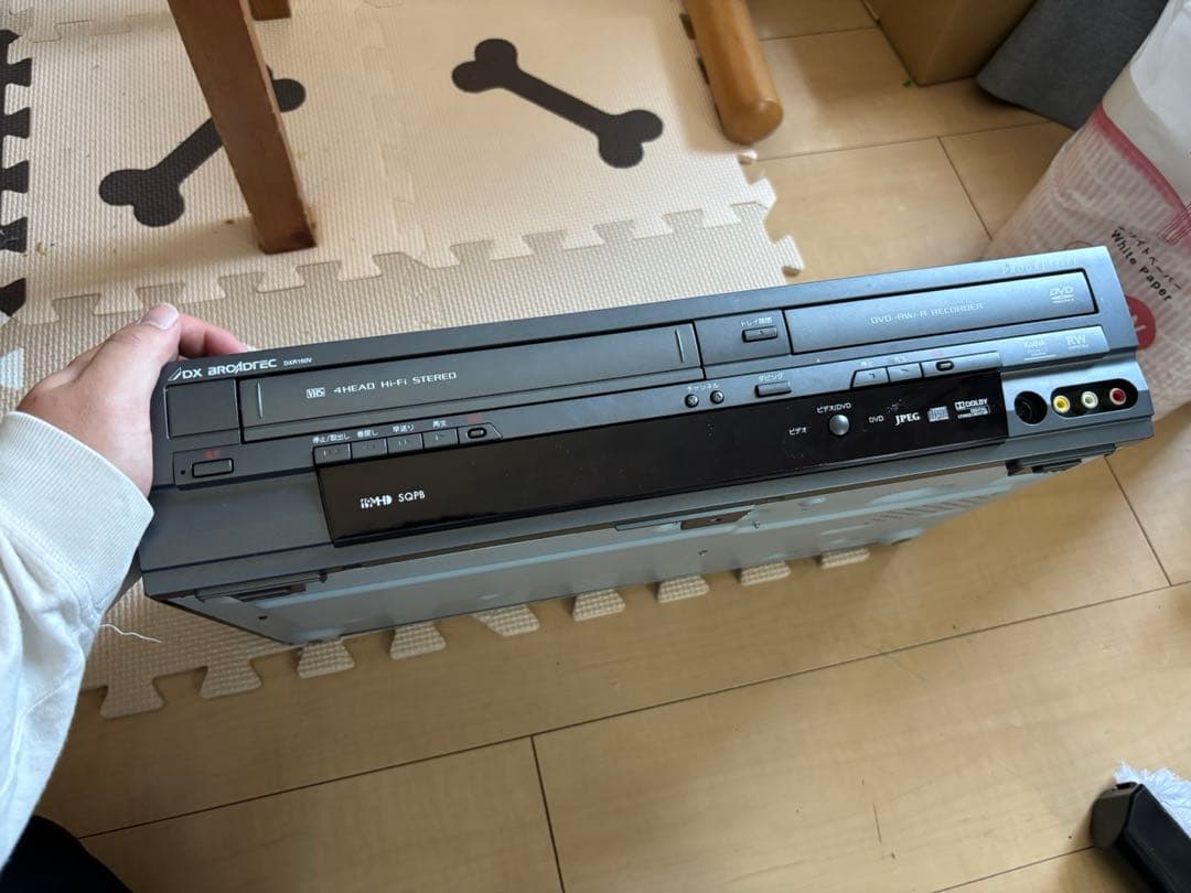 DXアンテナ地上デジタルチューナー内蔵ビデオ一体型DVDレコーダーDXR160V