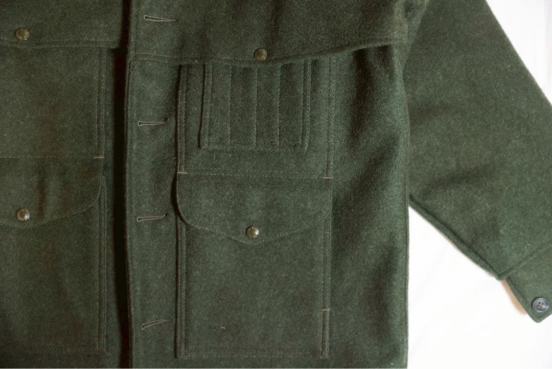 80s USA製 フィルソン マッキーノクルーザー 46 オリーブ 美品