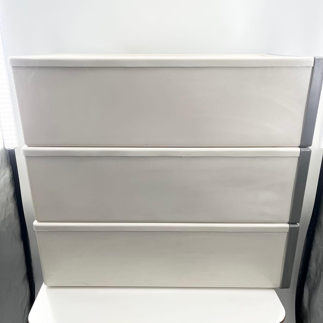 フィッツケース 押入れ収納 幅39×奥行74×高さ30 日本製 3個セット