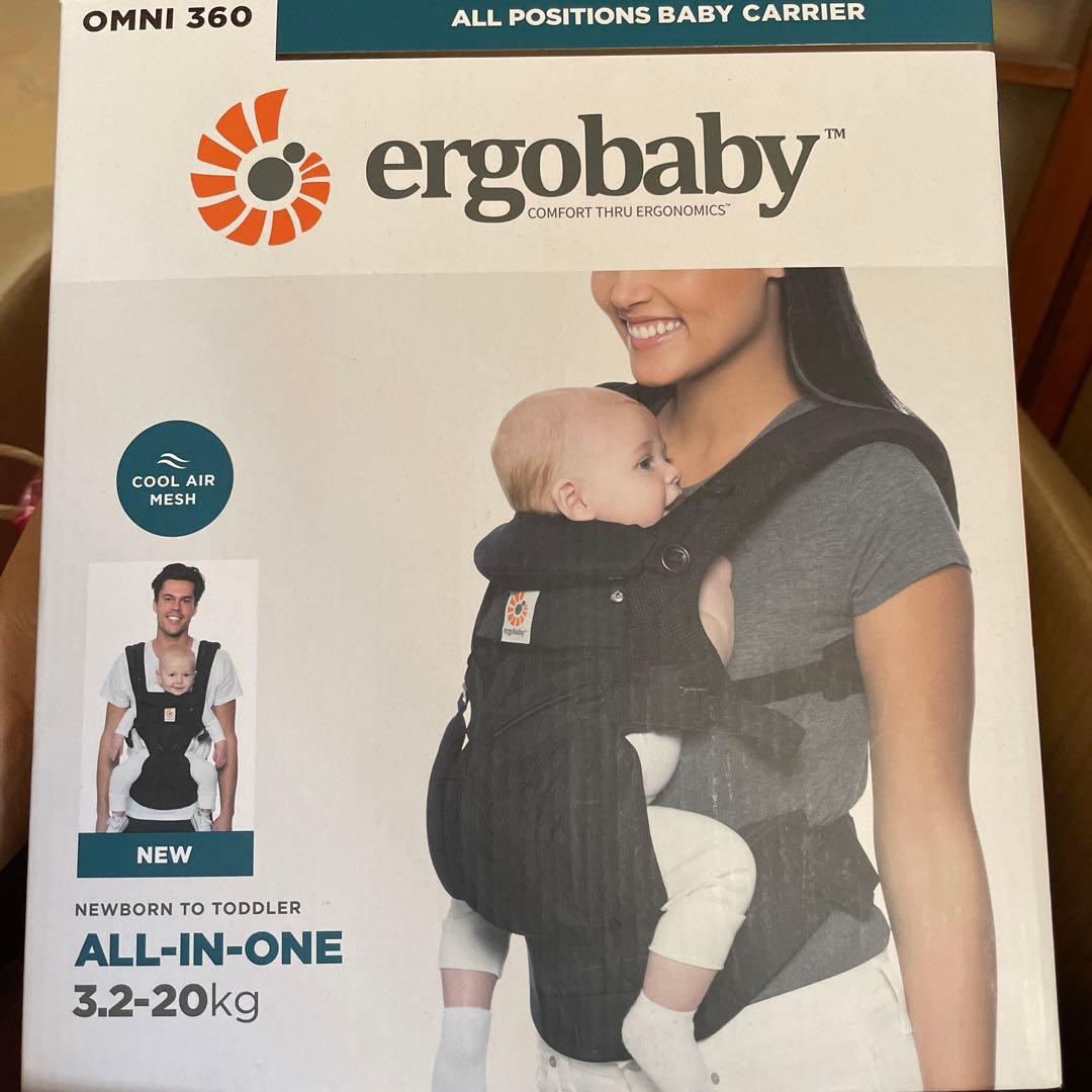 エルゴベビー ベビーキャリア OMNI360 クールエア ブラック