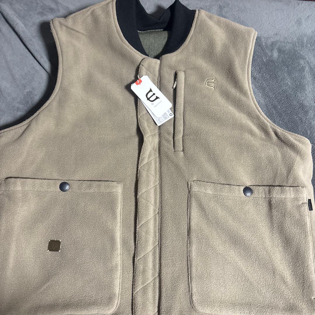 Evisen ベストリバーシブルジャケット　Olive