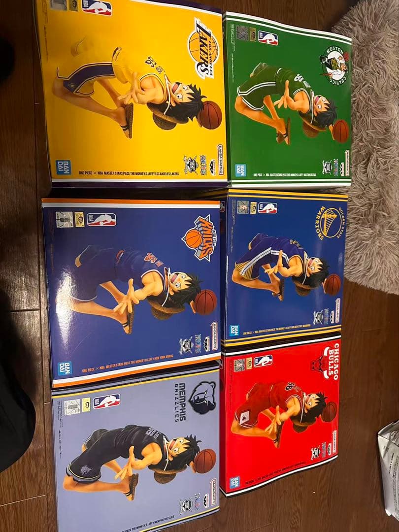 NBA ルフィ ワンピースベースショップ 6体セット