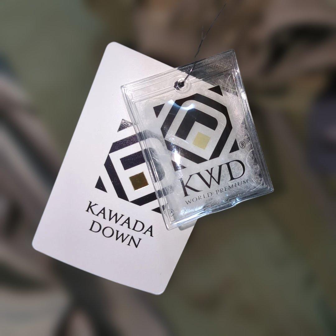 【美品】KAWADAダウン　オリーブグリーン モッズコート　新品未使用　Sサイズ