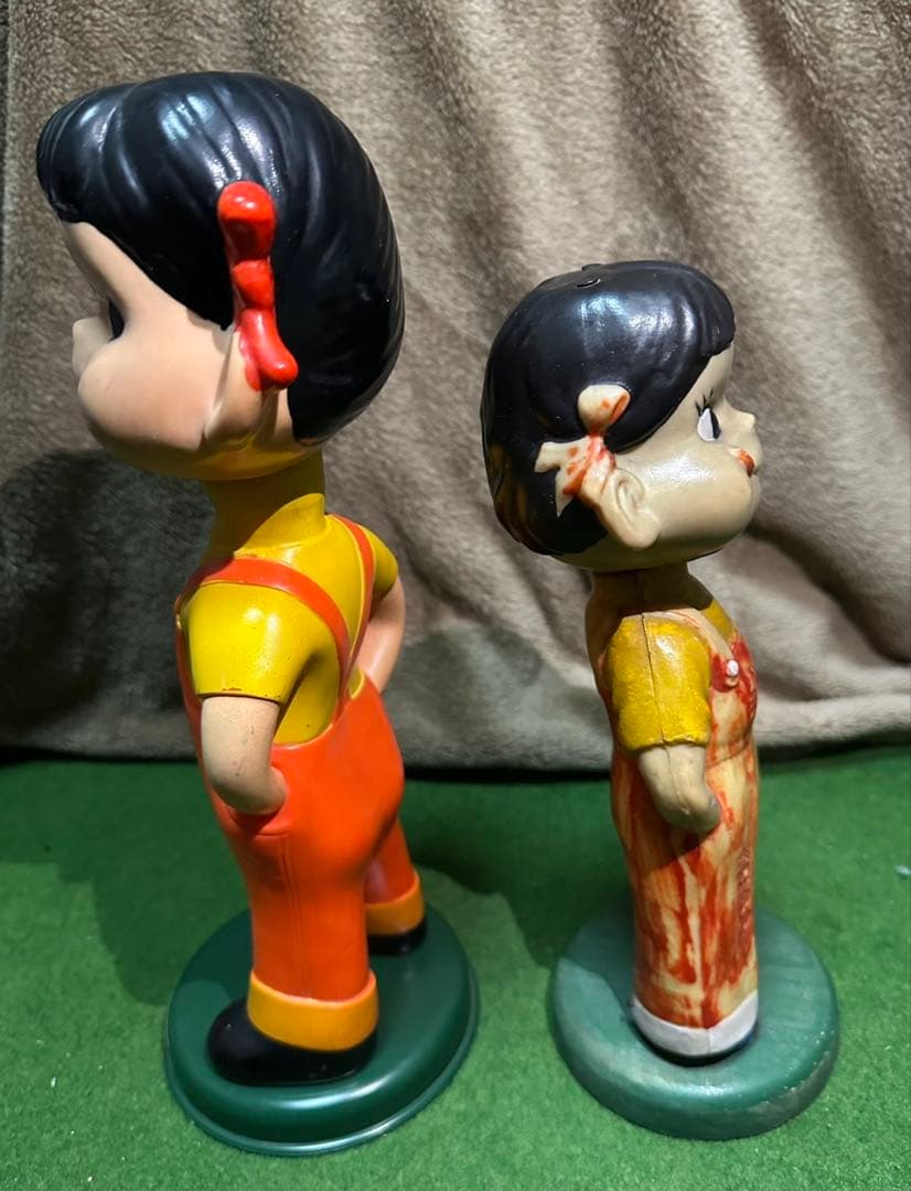 超希少　ぺこちゃん首振り人形