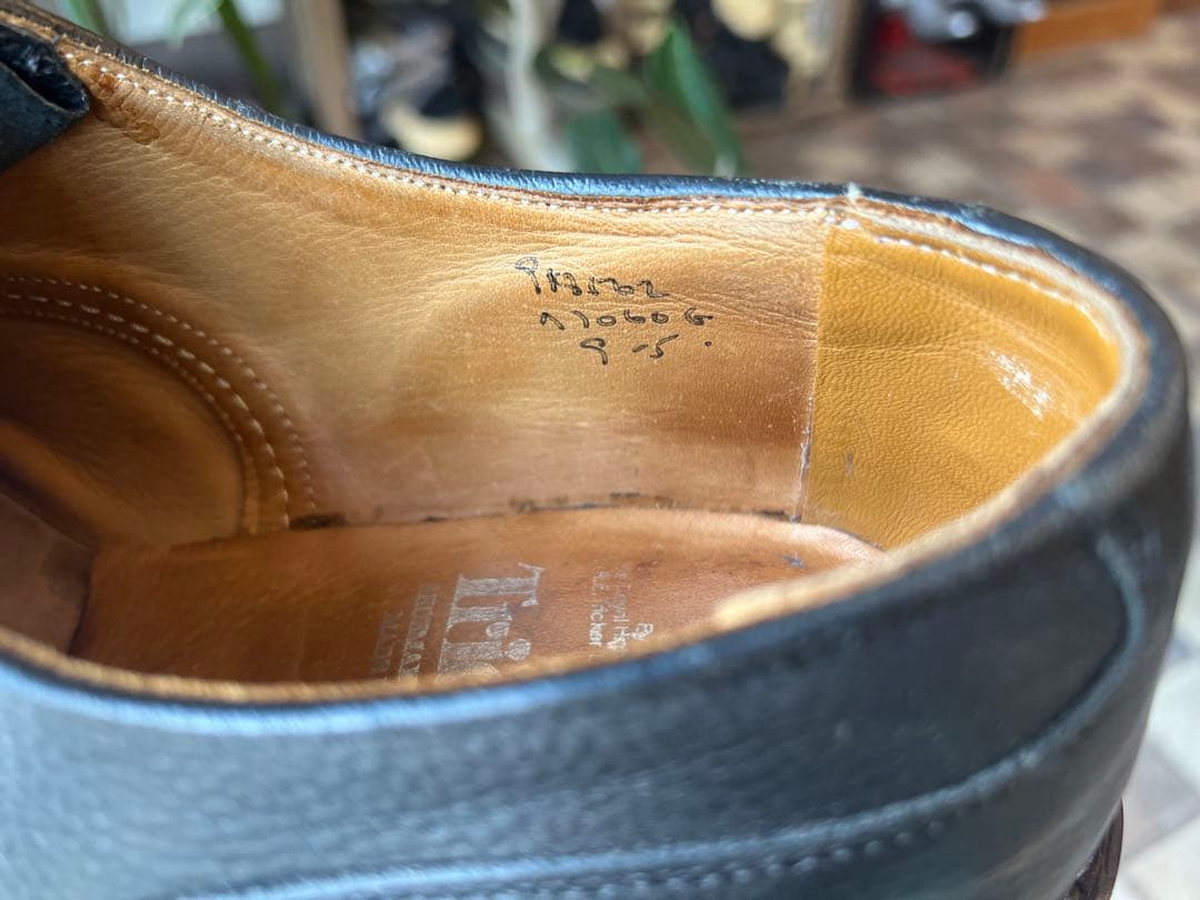 Tricker's/トリッカーズ グレインレザー　UK9【リメイク】