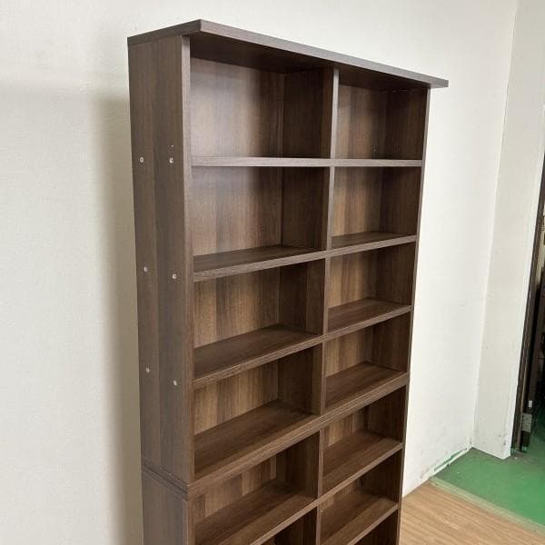 ☆【新品】組み合わせ上下書棚セット90 WNT☆